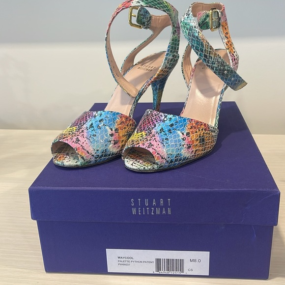 Stuart Weitzman Palette Python Heels - Picture 5 of 5